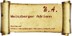Weiszberger Adrienn névjegykártya