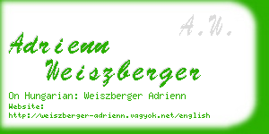 adrienn weiszberger business card